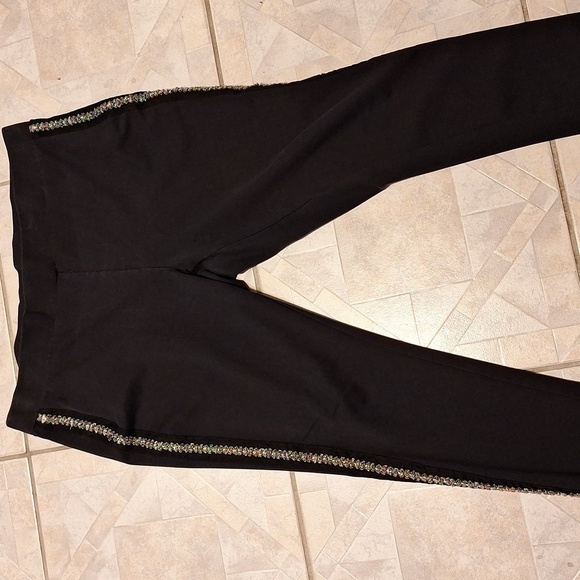 Q women's Lane Bryant stretch black skinny plus size pants size 22 - Picture 1 of 4